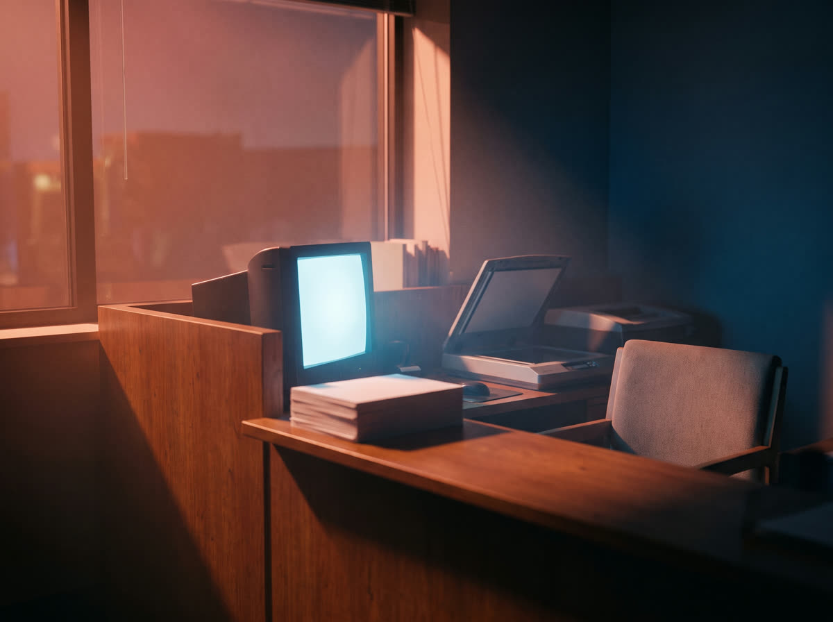A laptop open on a government services portal